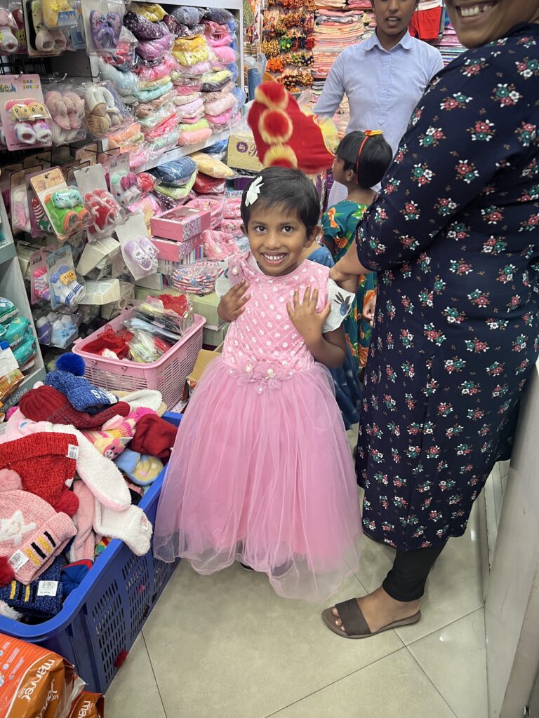 pink christmas dress