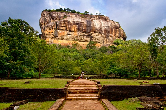sigiriya stock photo